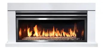 Gas connections to fireplaces and fire pits