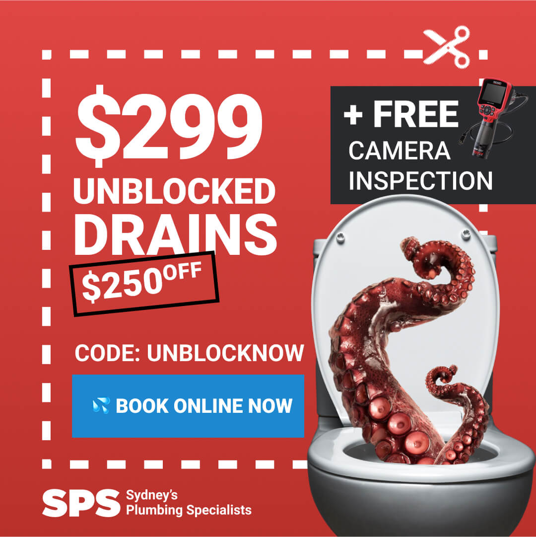 SPS blocked drain promo